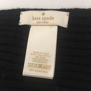 kate spade Accessories - Kate Spade Knit Scarf with bows kate spade Accessories - Kate Spade Knit Scarf with bows